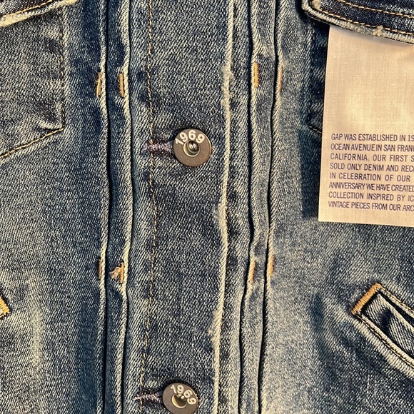 Gap Japanese Salvedge Denim Western Jacket NWT - Picture 10 of 13